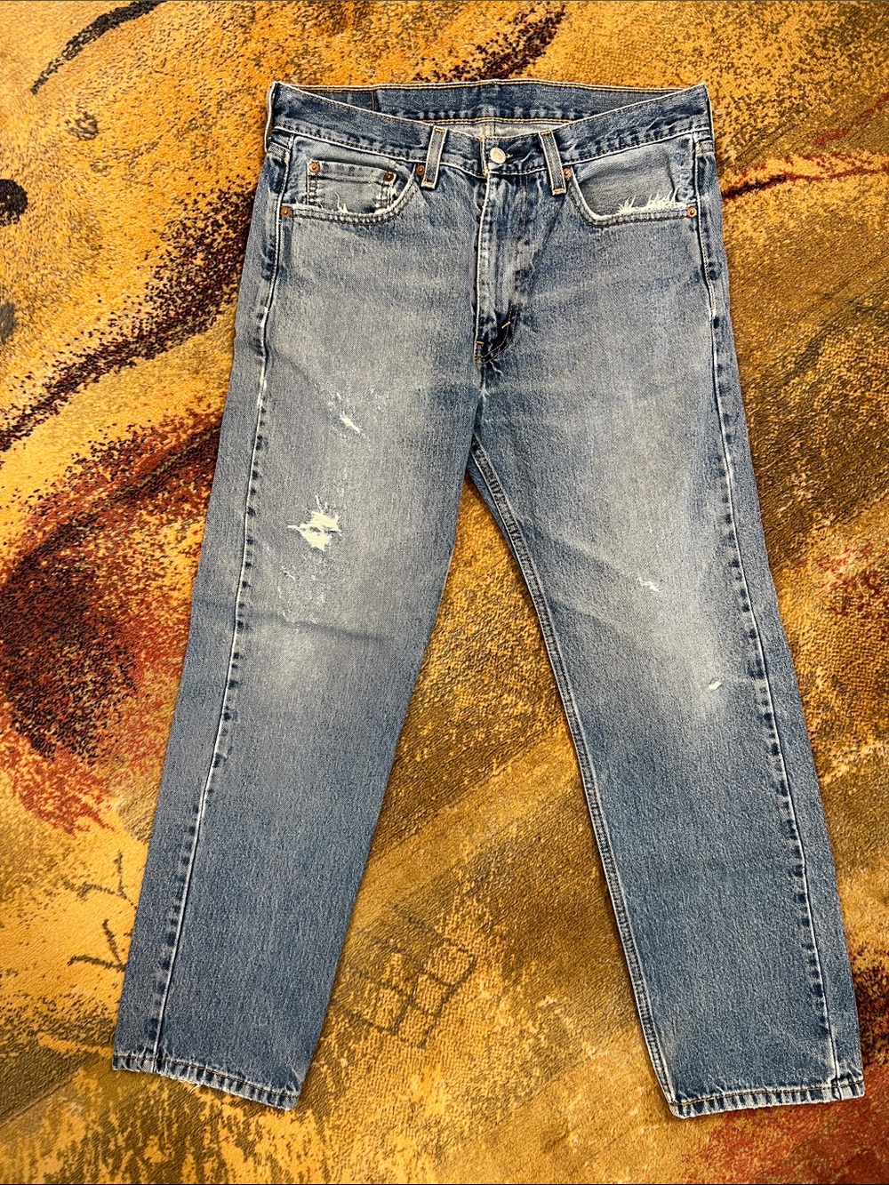 Levi’s 505 worn/faded jeans Sz 32x28